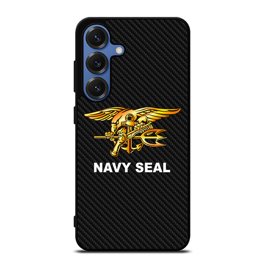 US NAVY SEAL CARBON LOGO Samsung Galaxy S25 Case Cover
