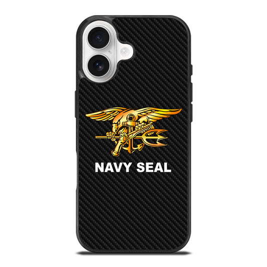 US NAVY SEAL CARBON LOGO iPhone 17 Case Cover