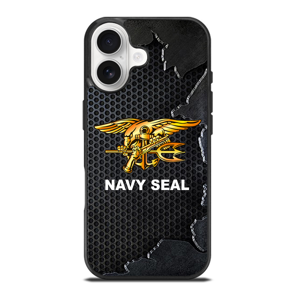 US NAVY SEAL LOGO METAL iPhone 17 Case Cover