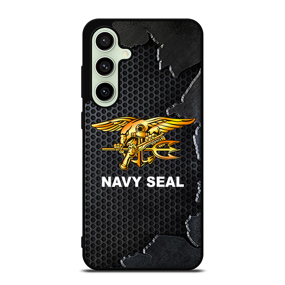 US NAVY SEAL LOGO METAL Samsung Galaxy S24 FE Case Cover