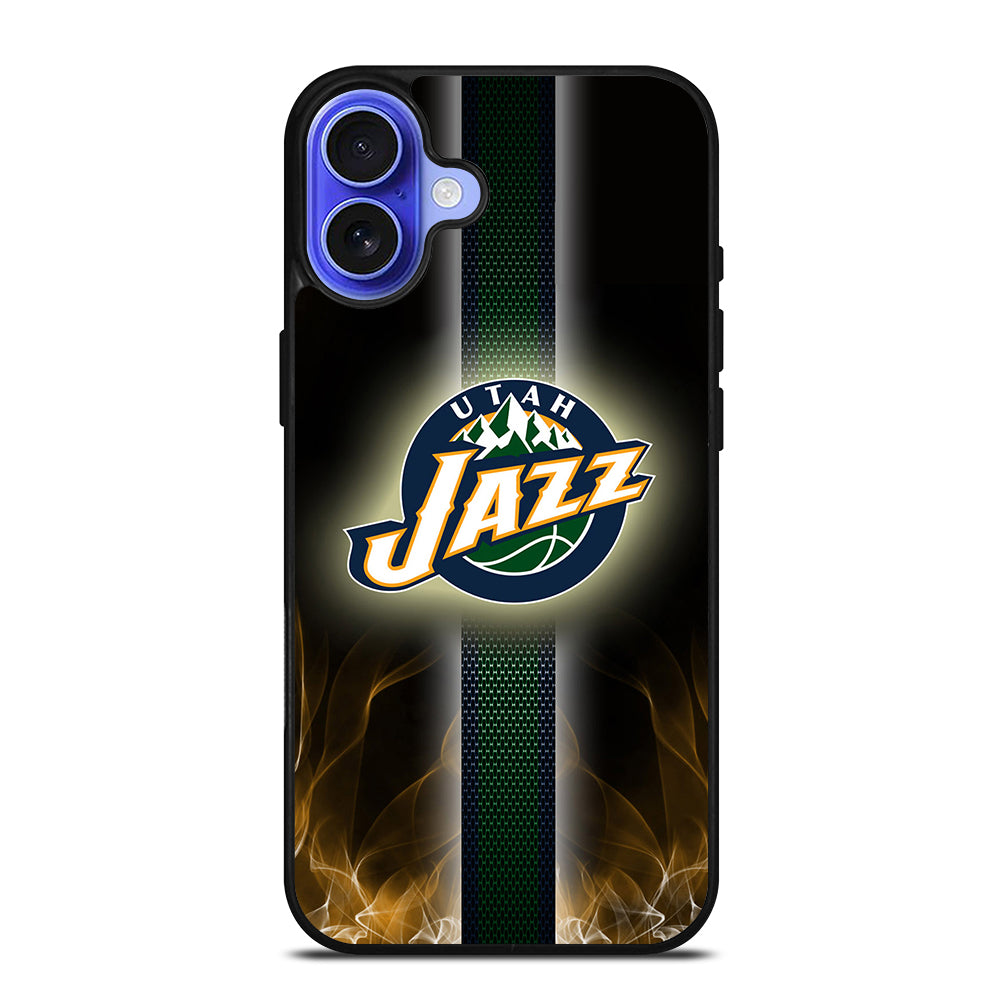 UTAH JAZZ FLAME LOGO iPhone 16 Case Cover