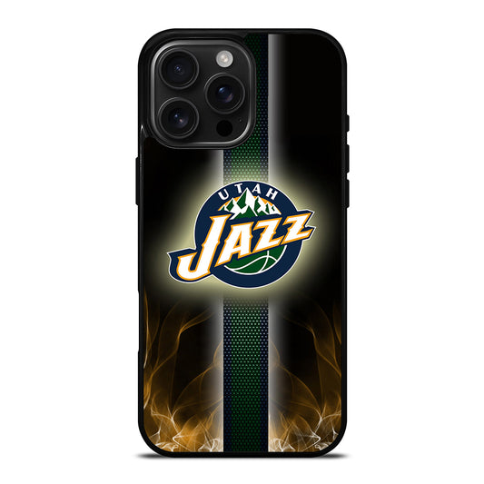 UTAH JAZZ FLAME LOGO iPhone 16 Pro Max Case Cover