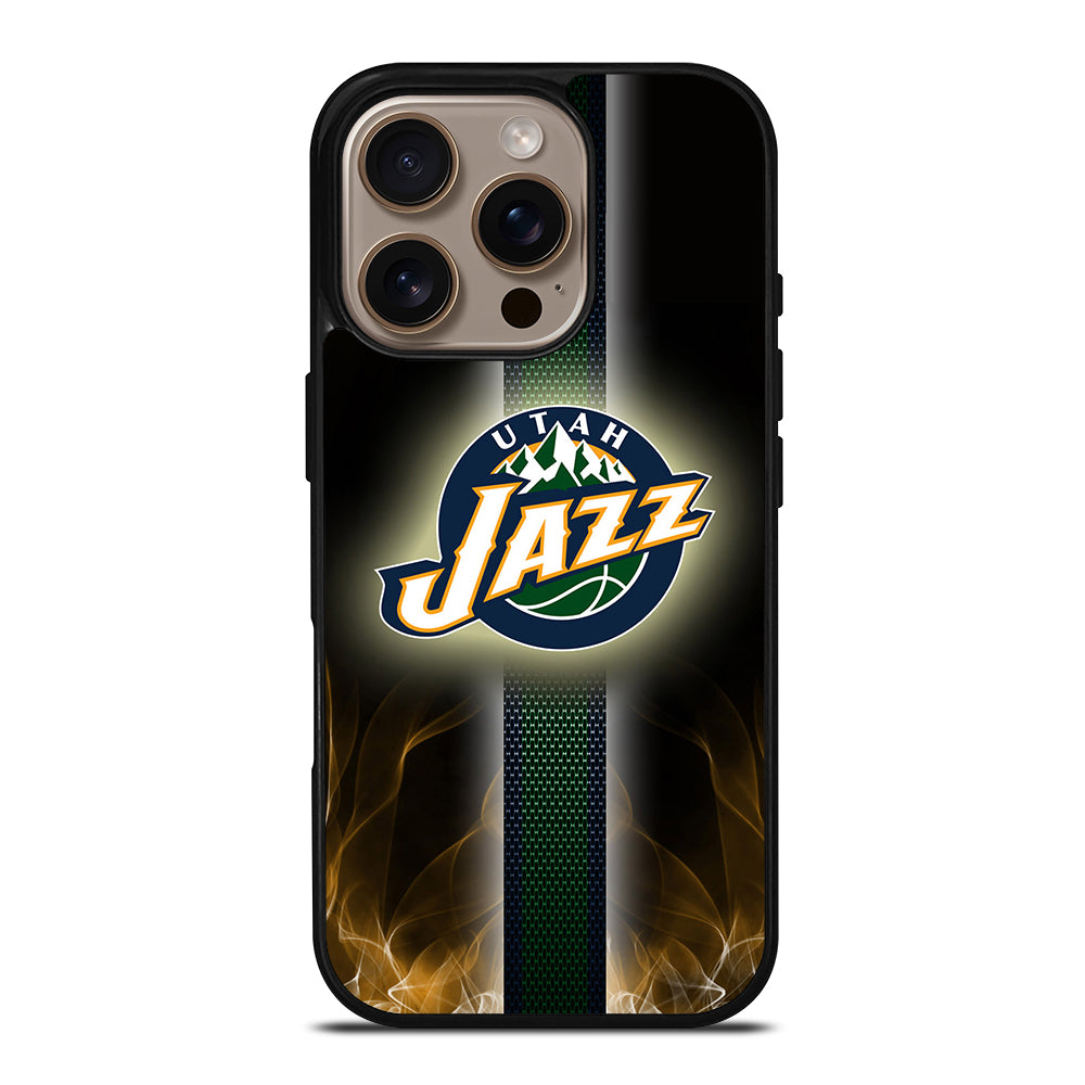 UTAH JAZZ FLAME LOGO iPhone 16 Pro Case Cover