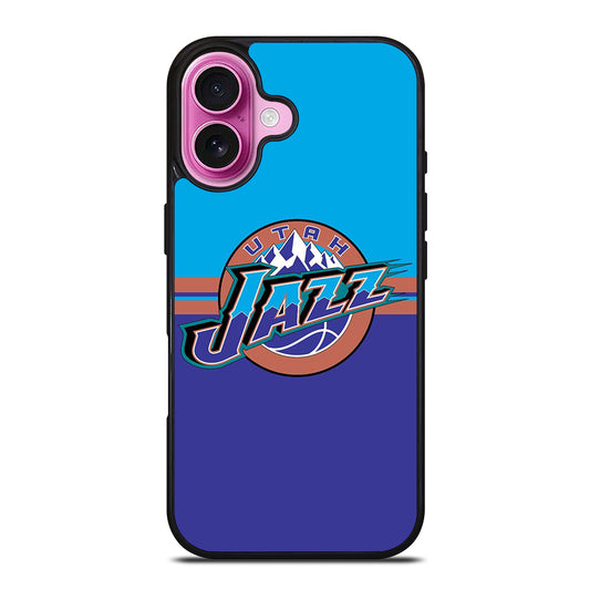 UTAH JAZZ LOGO BASKETBALL iPhone 16 Plus Case Cover