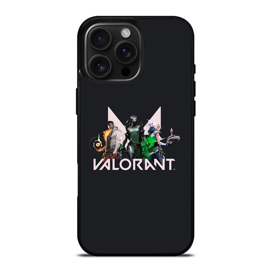 VALORANT LOGO CHARACTER iPhone 16 Pro Max Case Cover