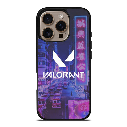 VALORANT LOGO CITY iPhone 16 Pro Case Cover