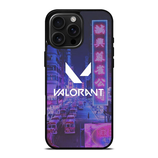 VALORANT LOGO CITY iPhone 16 Pro Max Case Cover