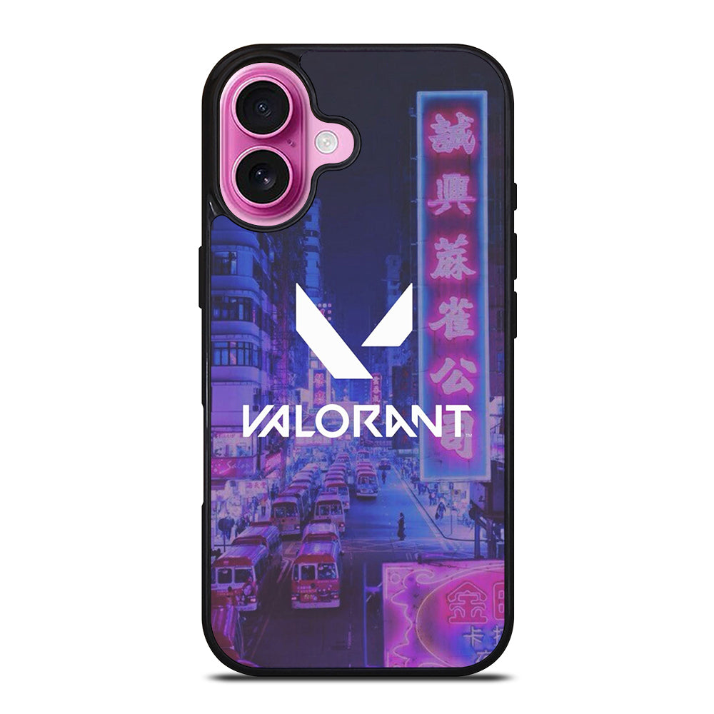 VALORANT LOGO CITY iPhone 16 Plus Case Cover