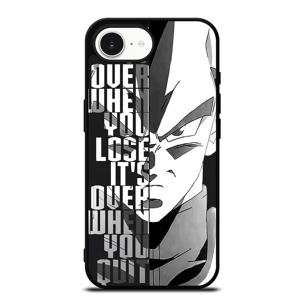 VEGETA DRAGON BALL QUOTE iPhone 16e Case Cover