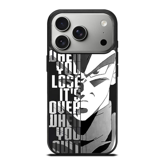 VEGETA DRAGON BALL QUOTE iPhone 17 Pro Case Cover