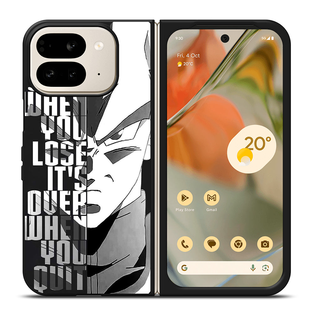 VEGETA DRAGON BALL QUOTE Google Pixel 9 Pro Fold Case Cover