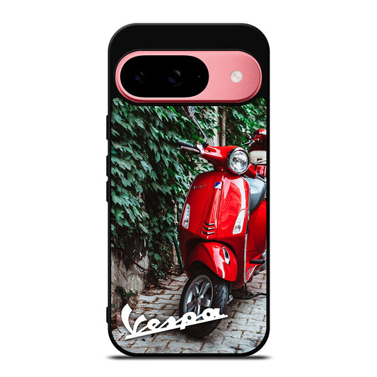 VESPA PIAGGIO RED MOTORCYCLE Google Pixel 9 Case Cover