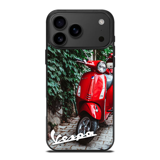 VESPA PIAGGIO RED MOTORCYCLE iPhone 17 Pro Max Case Cover