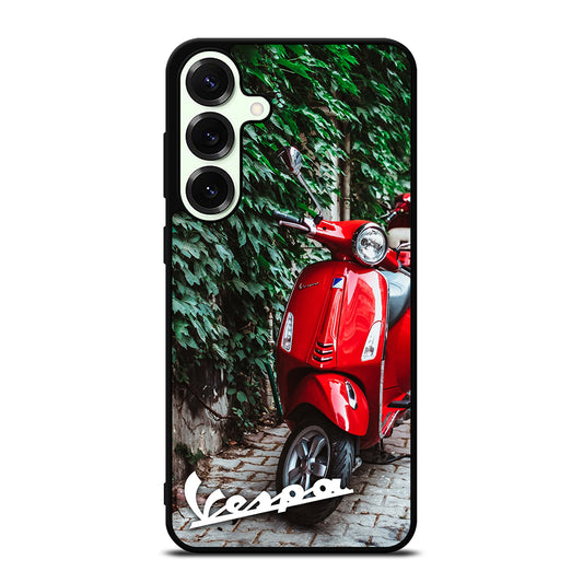 VESPA PIAGGIO RED MOTORCYCLE Samsung Galaxy S26 Plus Case Cover