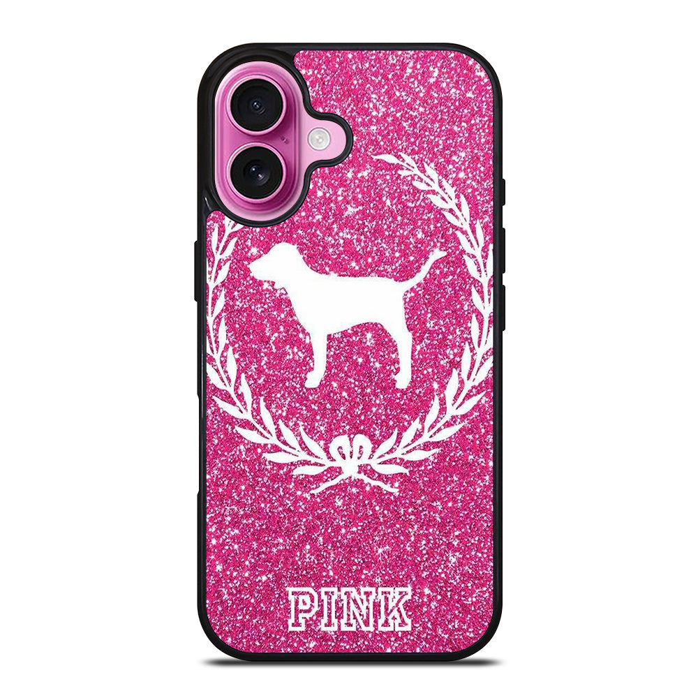 VICTORIA'S SECRET PINK DOG iPhone 16 Plus Case Cover