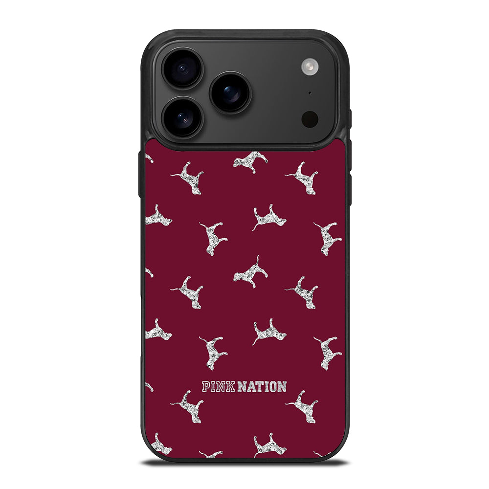 VICTORIA'S SECRET PINK NATION DOG iPhone 17 Pro Max Case Cover