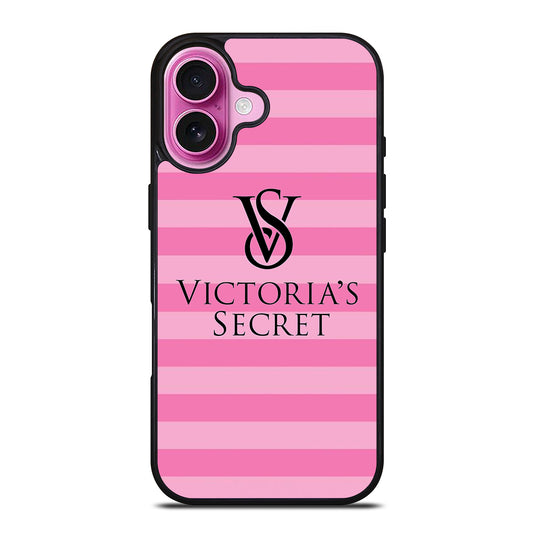 VICTORIA'S SECRET STRIPE iPhone 16 Plus Case Cover