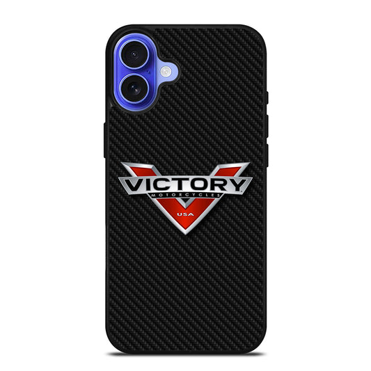 VICTORY MOTORCYCLES CARBON LOGO iPhone 16 Case Cover