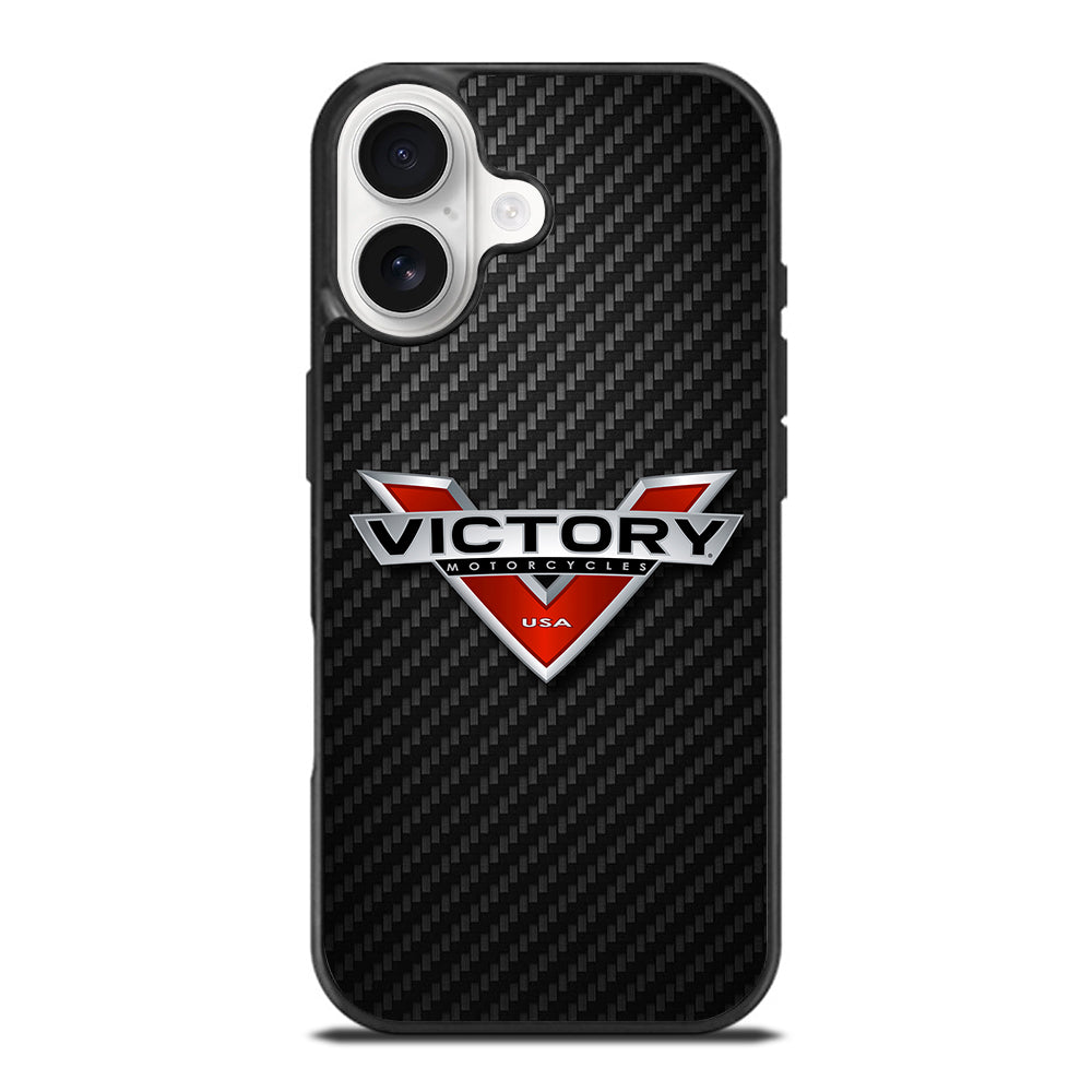 VICTORY MOTORCYCLES CARBON LOGO 2 iPhone 17 Case Cover