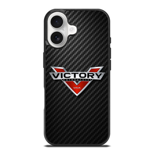 VICTORY MOTORCYCLES CARBON LOGO 2 iPhone 17 Case Cover