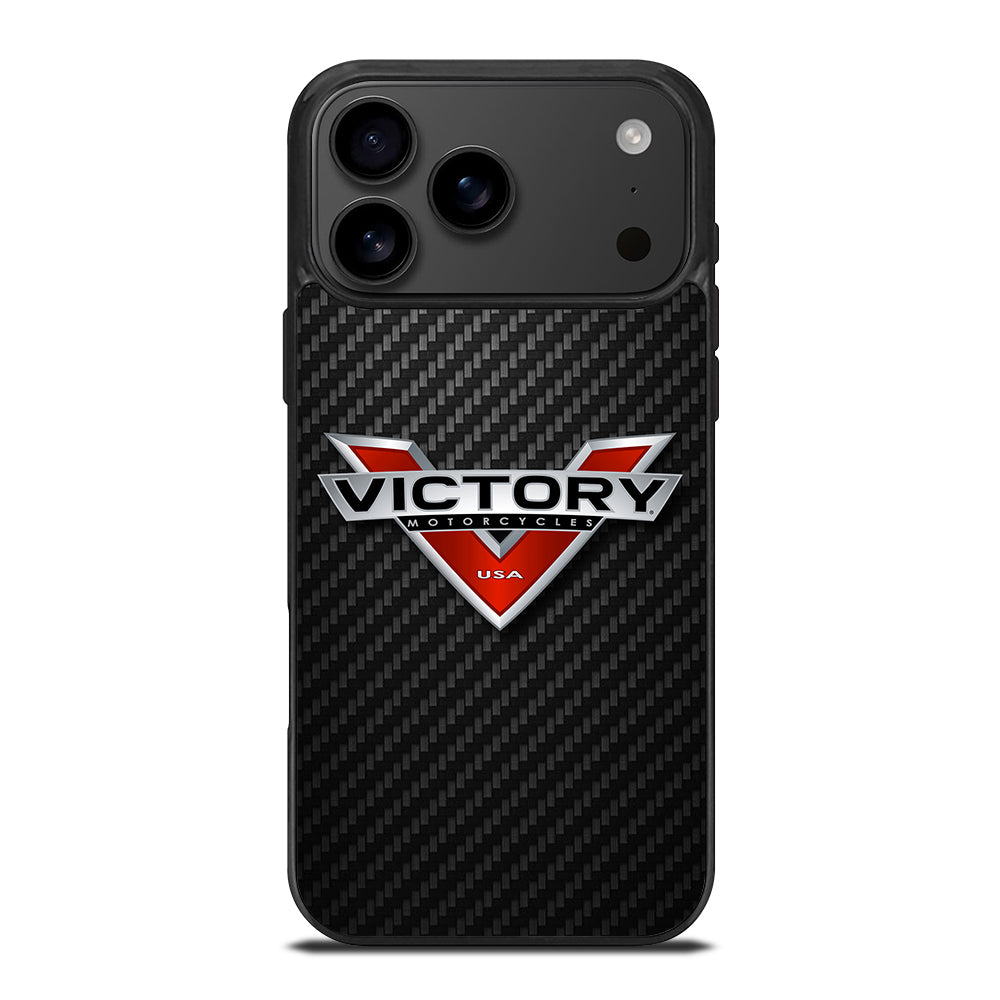 VICTORY MOTORCYCLES CARBON LOGO 2 iPhone 17 Pro Max Case Cover