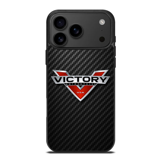 VICTORY MOTORCYCLES CARBON LOGO 2 iPhone 17 Pro Max Case Cover