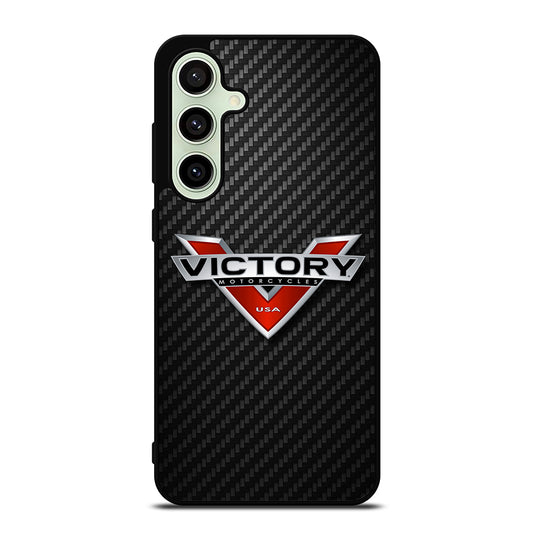 VICTORY MOTORCYCLES CARBON LOGO 2 Samsung Galaxy S24 FE Case Cover