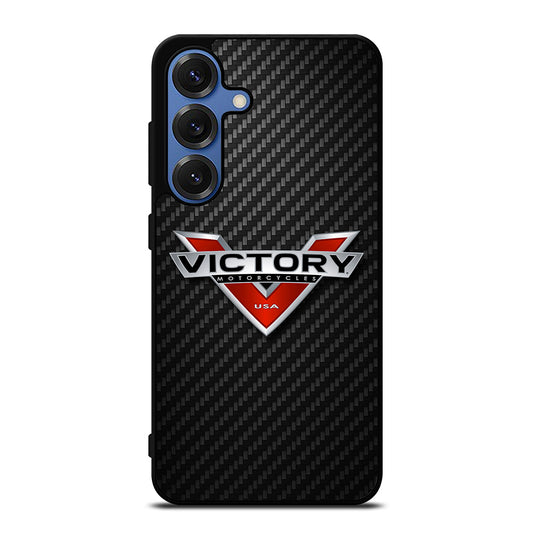 VICTORY MOTORCYCLES CARBON LOGO 2 Samsung Galaxy S25 Case Cover