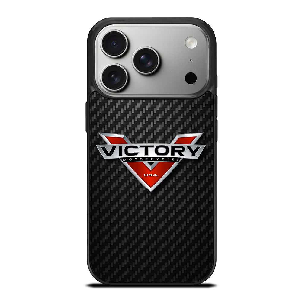 VICTORY MOTORCYCLES CARBON LOGO 2 iPhone 17 Pro Case Cover