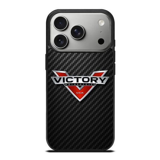 VICTORY MOTORCYCLES CARBON LOGO 2 iPhone 17 Pro Case Cover