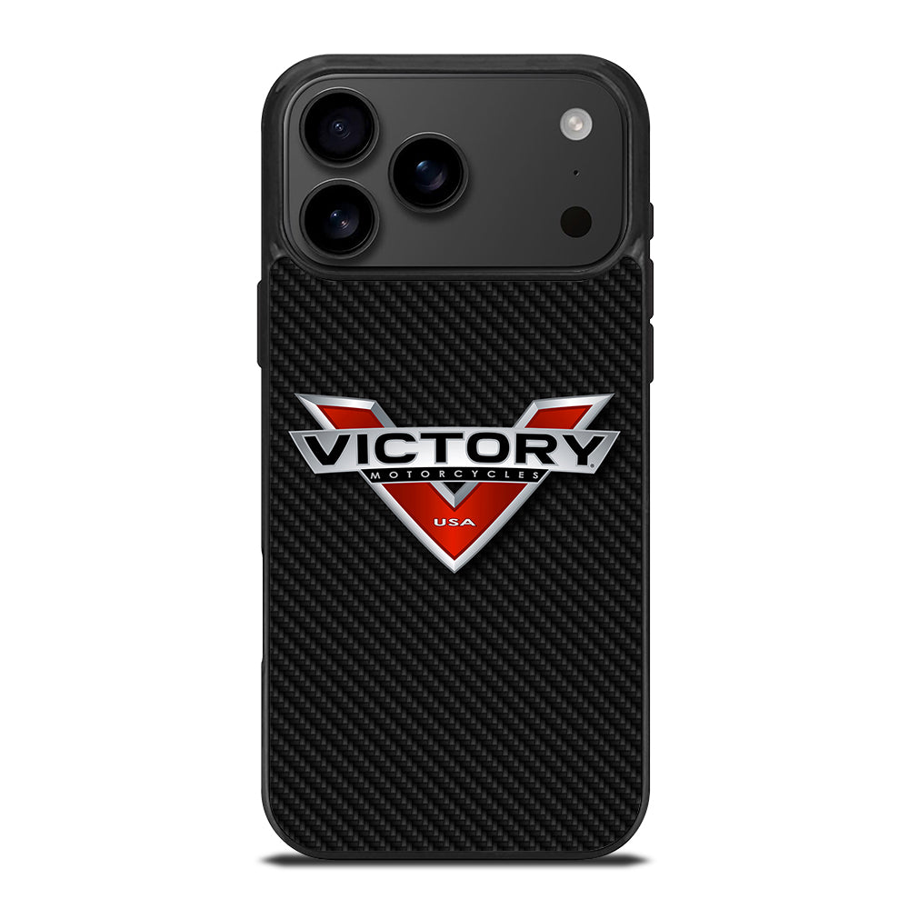 VICTORY MOTORCYCLES CARBON LOGO iPhone 17 Pro Max Case Cover