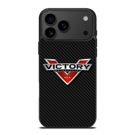 VICTORY MOTORCYCLES CARBON LOGO iPhone 17 Pro Max Case Cover