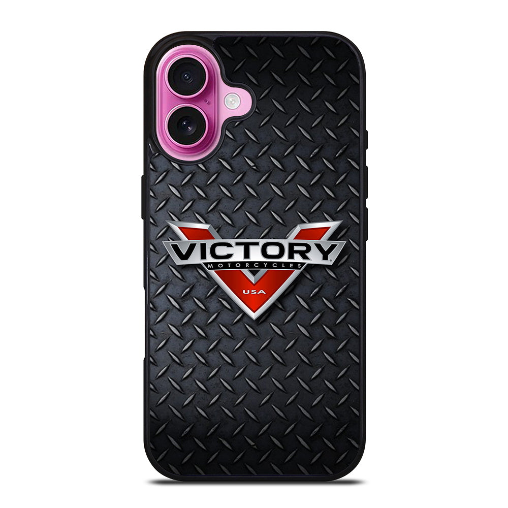 VICTORY MOTORCYCLES METAL LOGO iPhone 16 Plus Case Cover