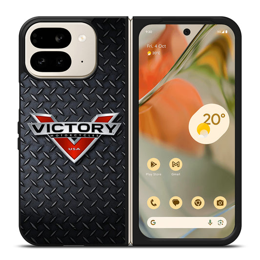 VICTORY MOTORCYCLES METAL LOGO Google Pixel 9 Pro Fold Case Cover