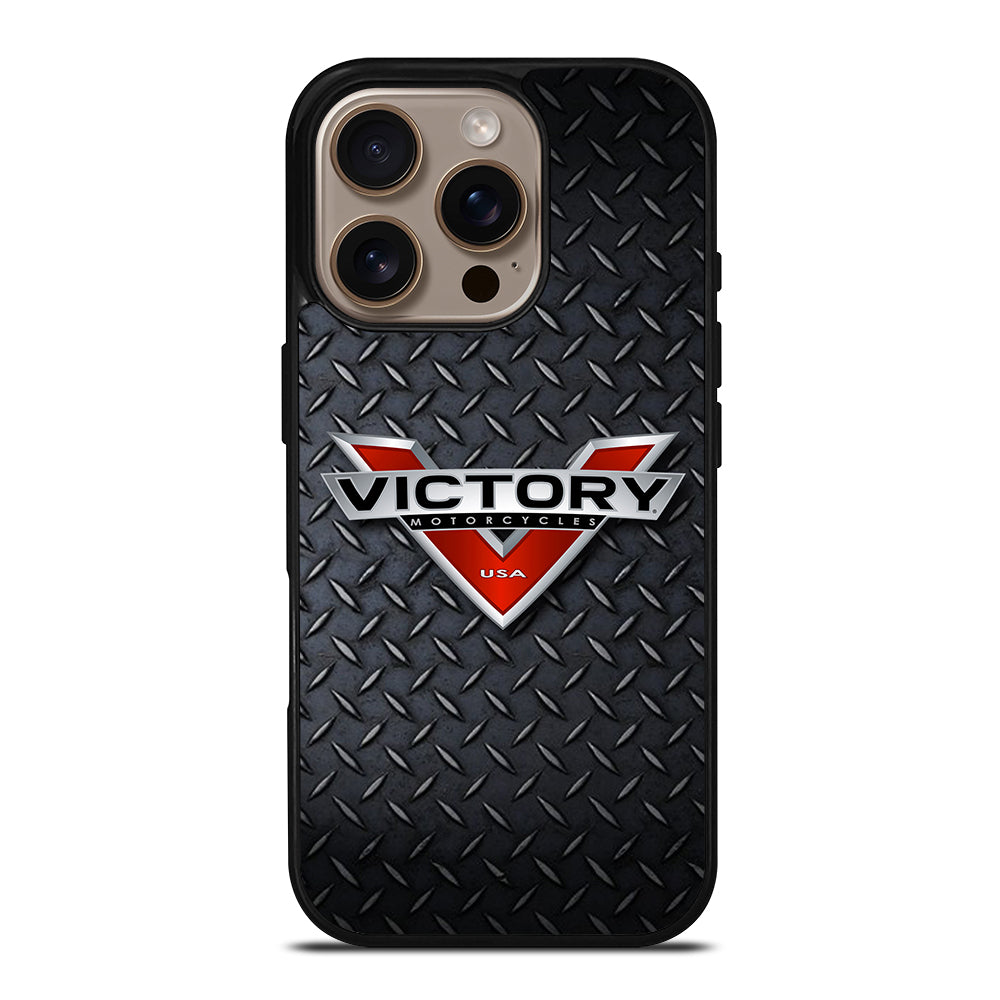 VICTORY MOTORCYCLES METAL LOGO iPhone 16 Pro Case Cover