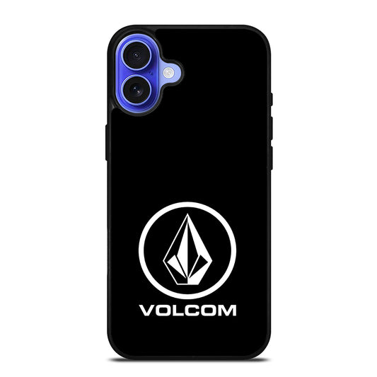 VOLCOM LOGO BLACK iPhone 16 Case Cover