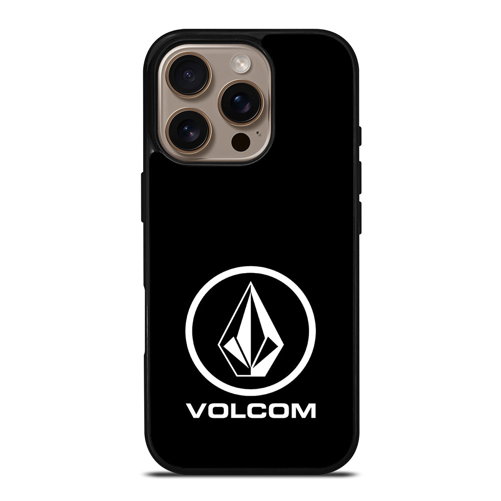 VOLCOM LOGO BLACK iPhone 16 Pro Case Cover