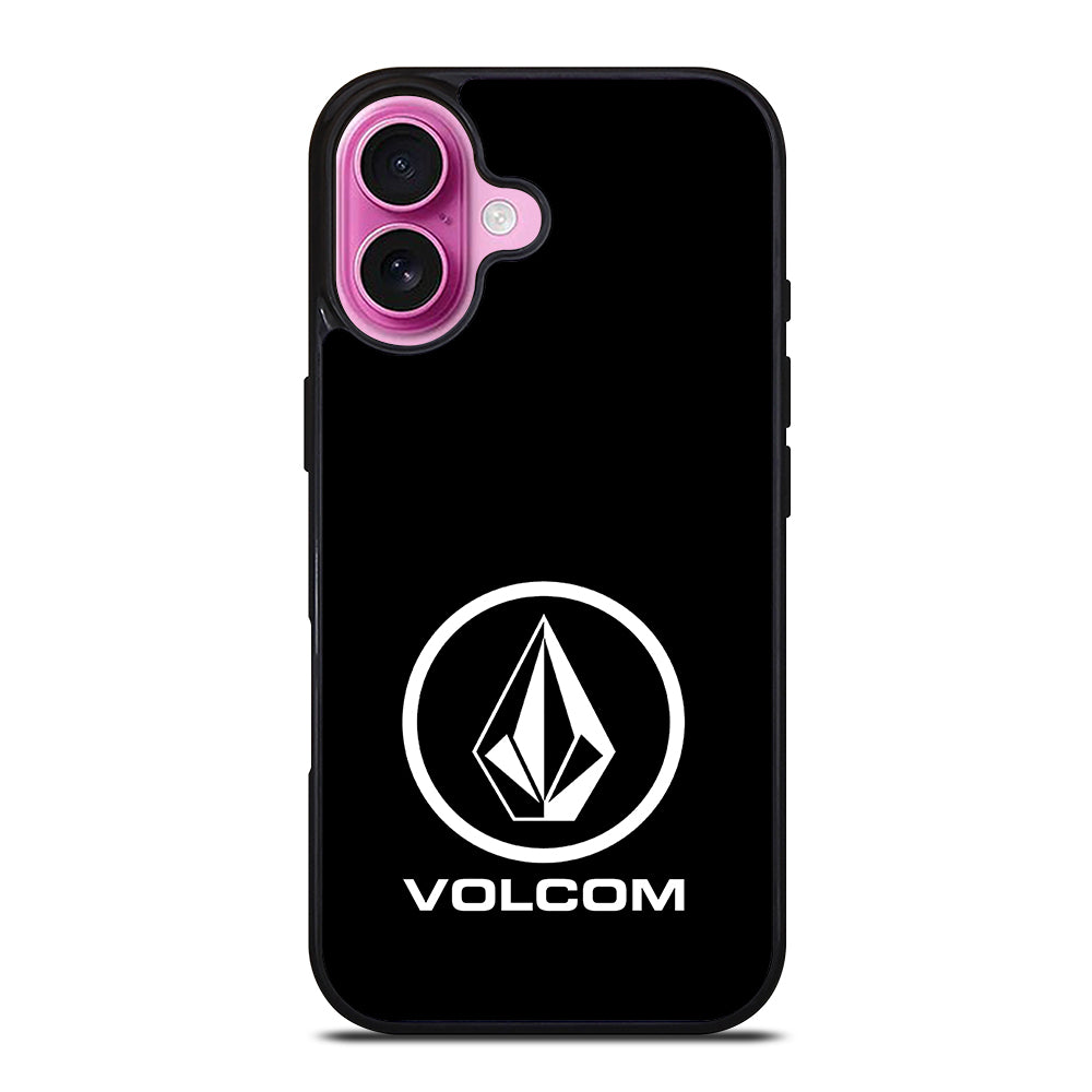 VOLCOM LOGO BLACK iPhone 16 Plus Case Cover