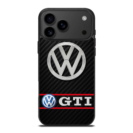 VW VOLKSWAGEN GTI CARBON LOGO iPhone 17 Pro Max Case Cover