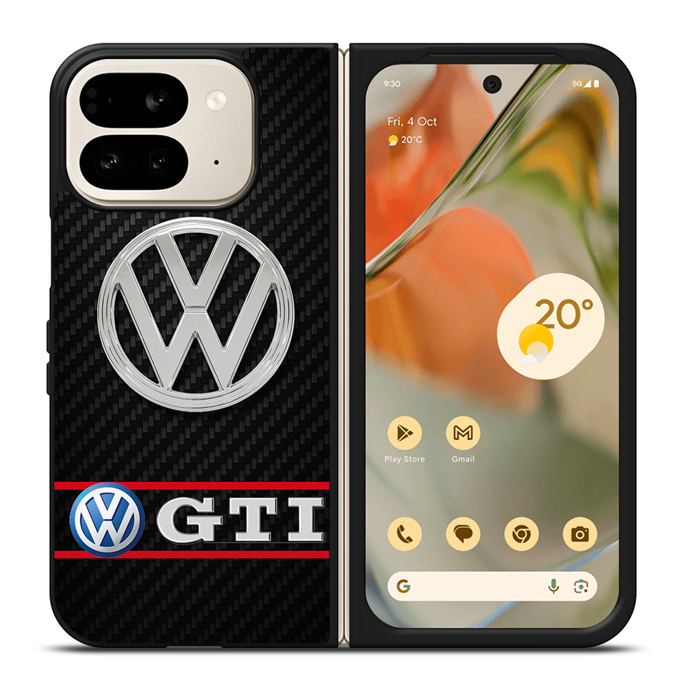 VW VOLKSWAGEN GTI CARBON LOGO Google Pixel 9 Pro Fold Case Cover