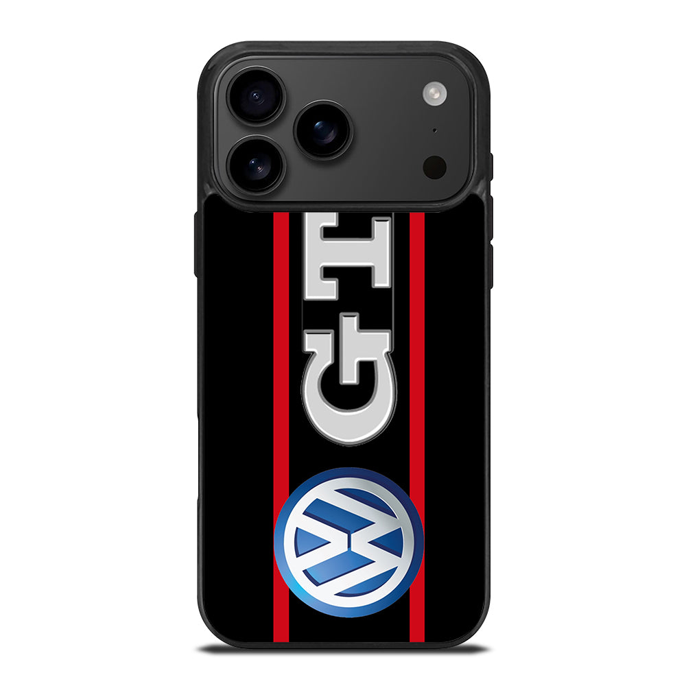 VW VOLKSWAGEN GTI STRIPE LOGO iPhone 17 Pro Max Case Cover