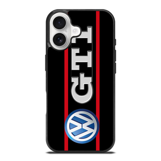 VW VOLKSWAGEN GTI STRIPE LOGO iPhone 17 Case Cover