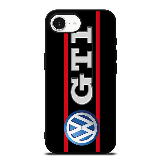 VW VOLKSWAGEN GTI STRIPE LOGO iPhone 16e Case Cover