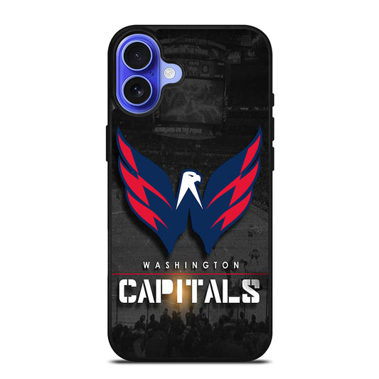 WASHINGTON CAPITALS HOCKEY LOGO 3 iPhone 16 Case Cover