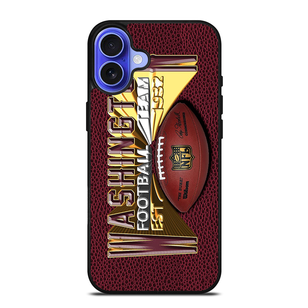 WASHINGTON FOOTBALL NFL LOGO iPhone 16 Case Cover