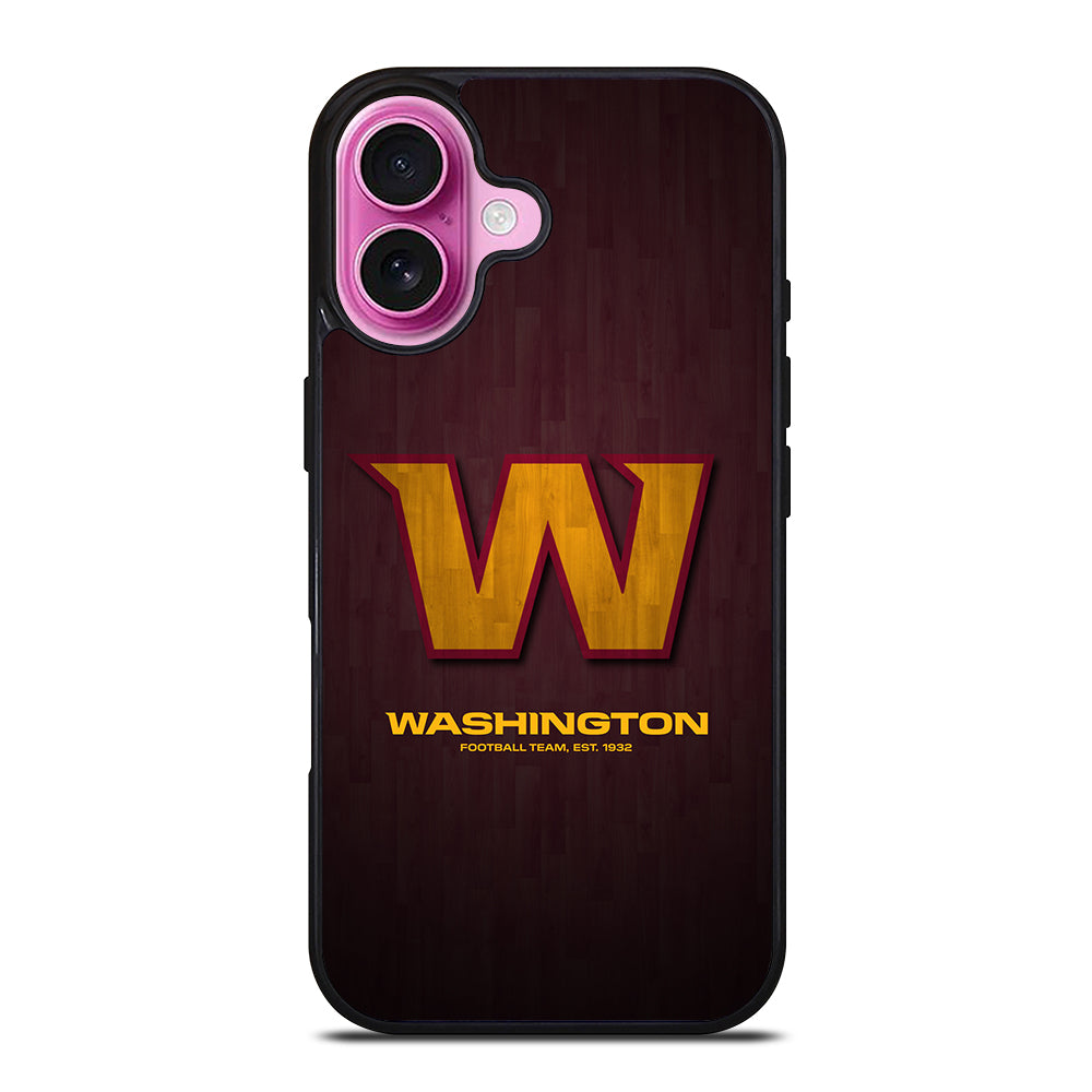 WASHINGTON FOOTBALL NFL LOGO 2 iPhone 16 Plus Case Cover