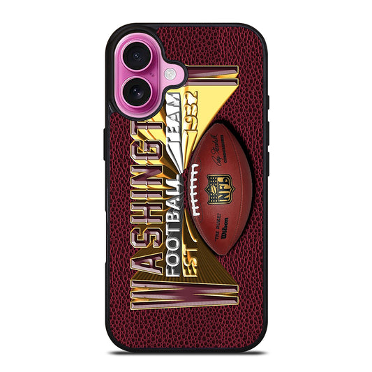 WASHINGTON FOOTBALL NFL LOGO iPhone 16 Plus Case Cover