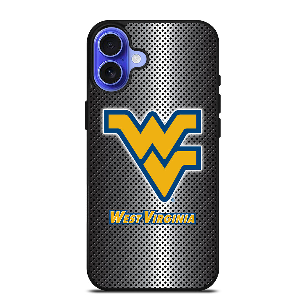 WEST VIRGINIA MOUNTAINEERS METAL LOGO iPhone 16 Case Cover