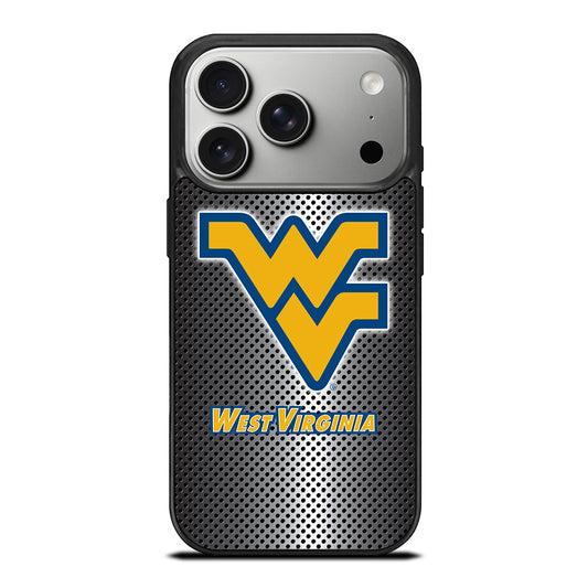 WEST VIRGINIA MOUNTAINEERS METAL LOGO iPhone 17 Pro Case Cover