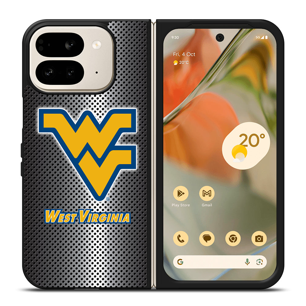 WEST VIRGINIA MOUNTAINEERS METAL LOGO Google Pixel 9 Pro Fold Case Cover